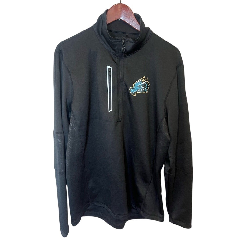 OGIO Endurance Mens Black Quarter Zip Pullover Dragon Logo Size L OE700
